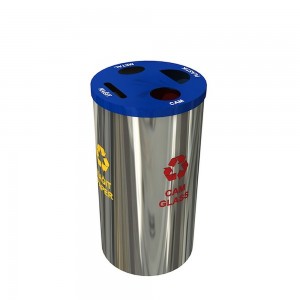 BAERUM A Cos de reciclare compact din otel inoxidabil pentru acasa sau la birou acasa